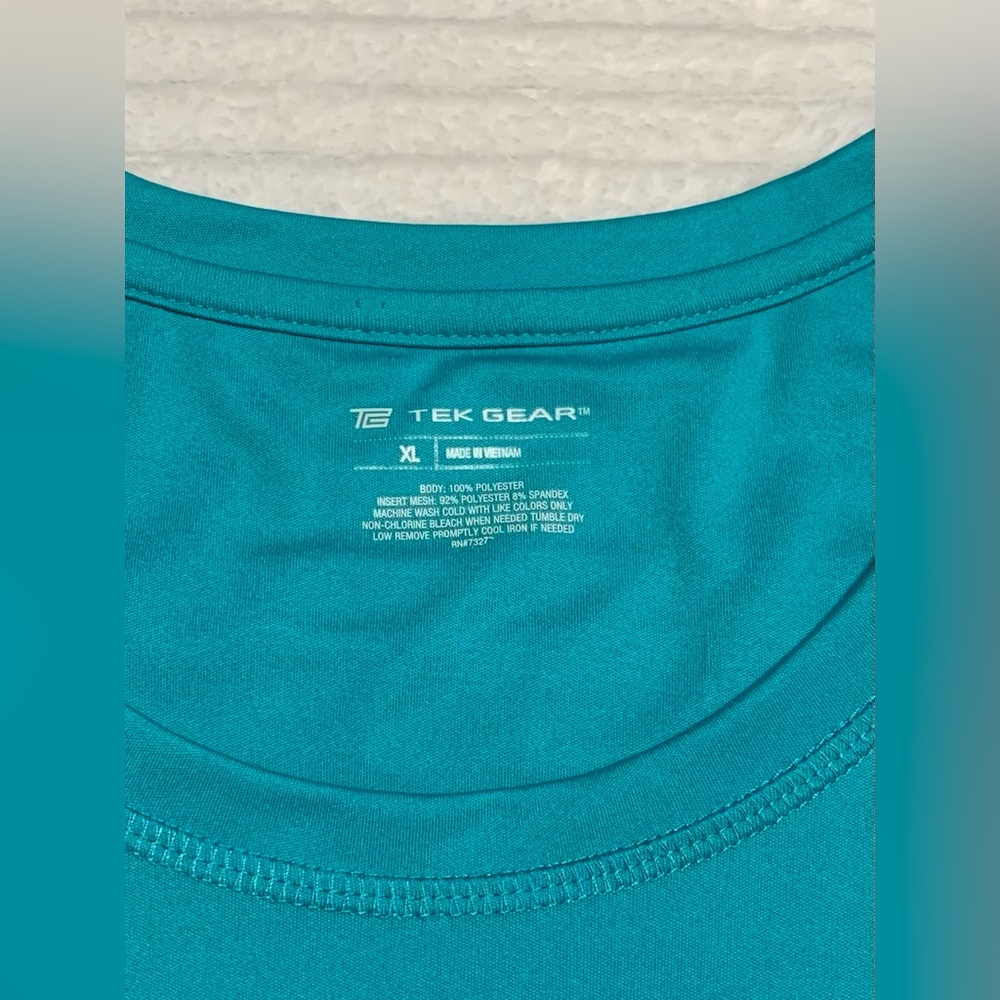 Basic Athletic Tee - Teal Women's Top - Picture 3 of 4